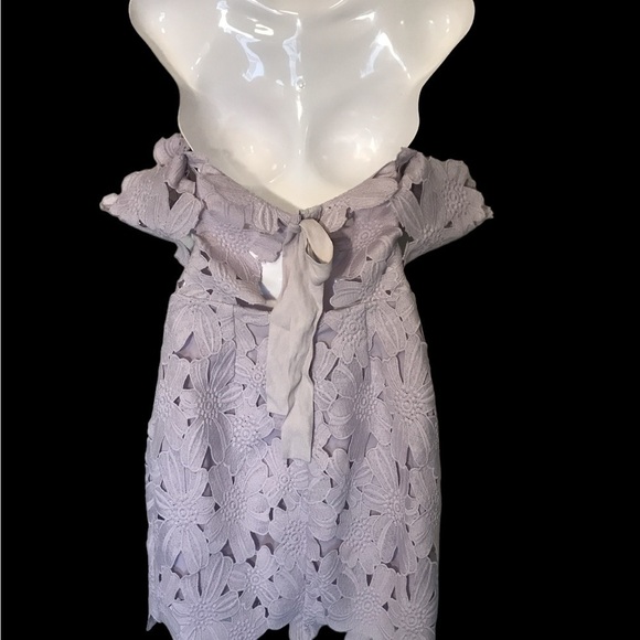 NWT Free People x Saylor off-shoulder mini dress size XS Fairycore whimsical - Picture 3 of 5